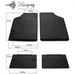 Резиновые коврики UNI Variant 2 (4 шт) 1023074 Stingray