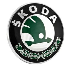 Емблема Skoda Octavia Tour/Octavia A5/Felicia/Fabia/Roomster, діаметр 79мм 1U0853621CMEL без емблеми
