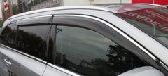 Дефлектори вікон BMW X5 F15 2013- з хром молдингом BM35-M HIC