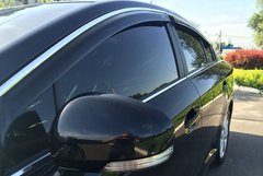 Дефлектори вікон Lexus GS 2012- з хром молдингом LE18-M HIC