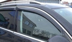 Дефлектори вікон Volvo V40 2012- з хром молдингом, компл V17-M HIC