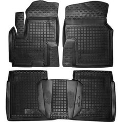 Поліуретанові килимки Lifan X60 2011- чорні, кт - 4шт 11436 Avto-Gumm