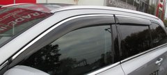 Дефлектори вікон Lexus NX 2014- з хром молдингом LE23-M HIC