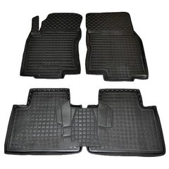 Поліуретанові килимки Nissan X-Trail 2014- чорні, кт - 4шт 11457 Avto-Gumm