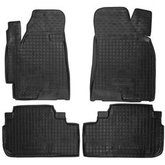 Поліуретанові килимки Toyota Highlander 2008-2014 чорні, кт - 4шт 11348 Avto-Gumm