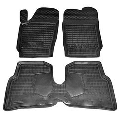 Поліуретанові килимки SEAT Ibiza 2008 - чорні, кт - 4шт 11441 Avto-Gumm