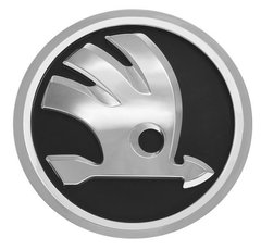 Эмблема решетки радиатора Skoda Octavia A5 04-12/Superb 01-08/Fabia/Roomster 07-14/Yeti 10-13 (шкода октавия)