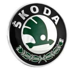 Эмблема решетки радиатора Skoda Superb 08-13 зеленая (шкода суперб) 3T0853621AMEL